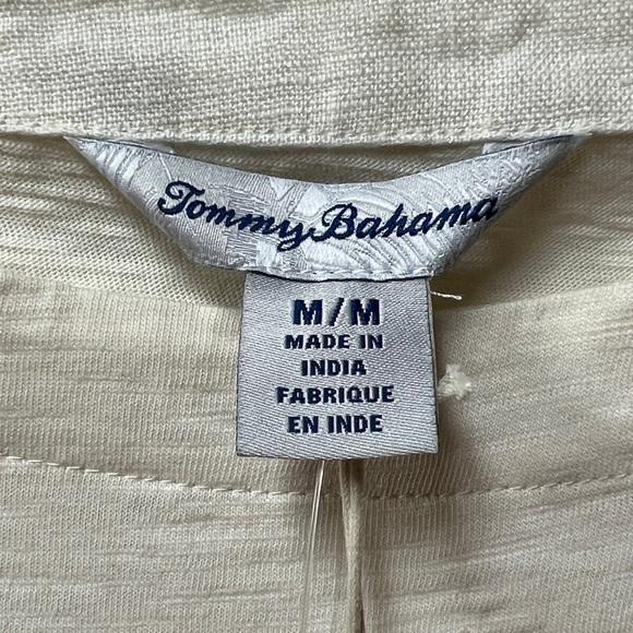 Tommy Bahama Organic Cotton Leopard Pineapple Shirt M NWT - Picture 6 of 8